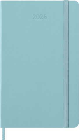 Agenda Plano Semanal 2026 - Azul Água