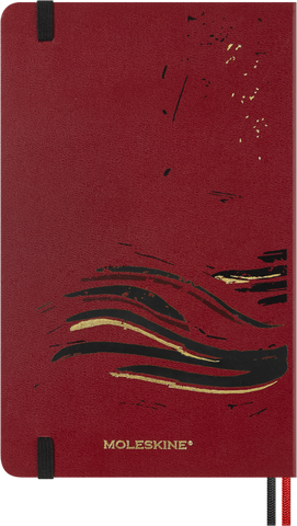 Cavalo de Fogo Vermelho - Caderno Pautado Grande