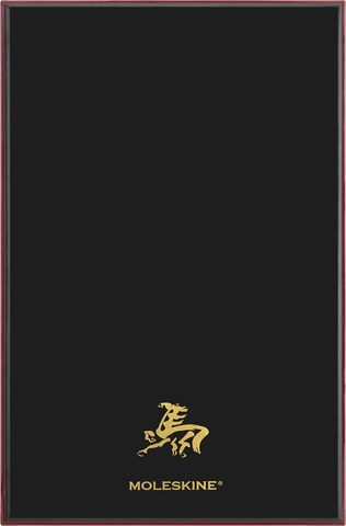 Cavalo de Fogo Vermelho - Caderno Pautado Grande