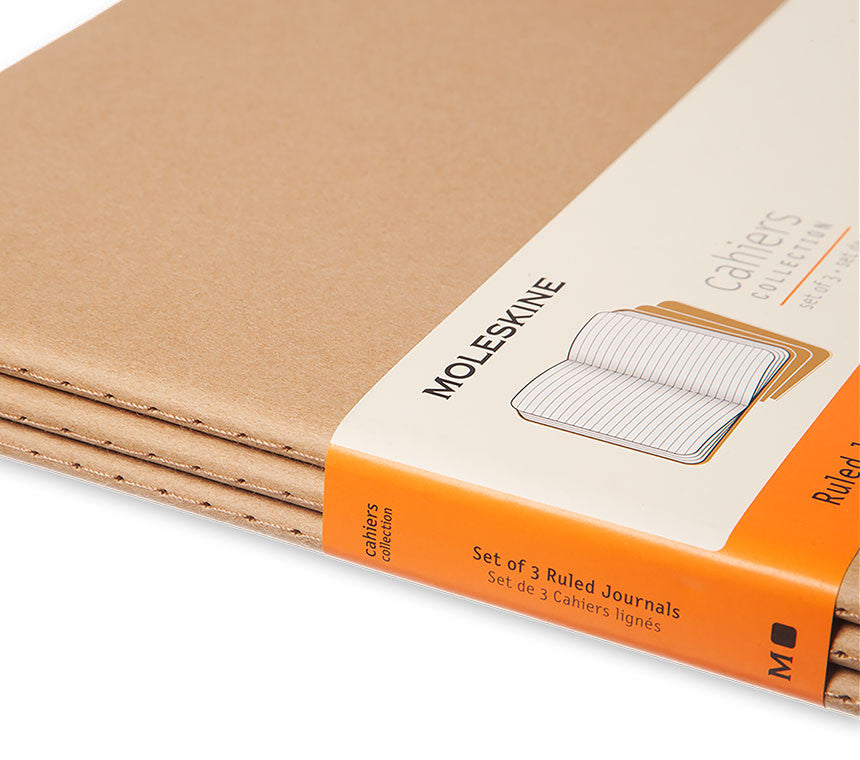 Cahier XXL Kraft - Conjunto de 3 cadernos