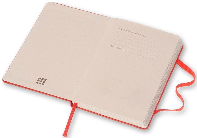 Caderno Clássico Coral Laranja
