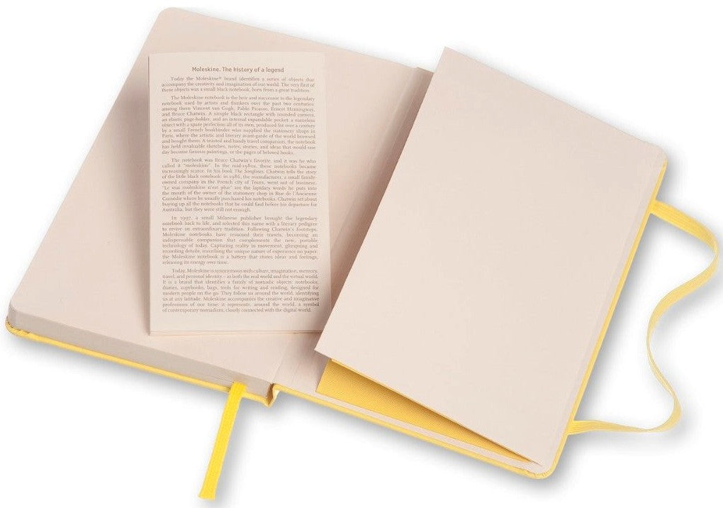 Caderno Clássico Amarelo Limão