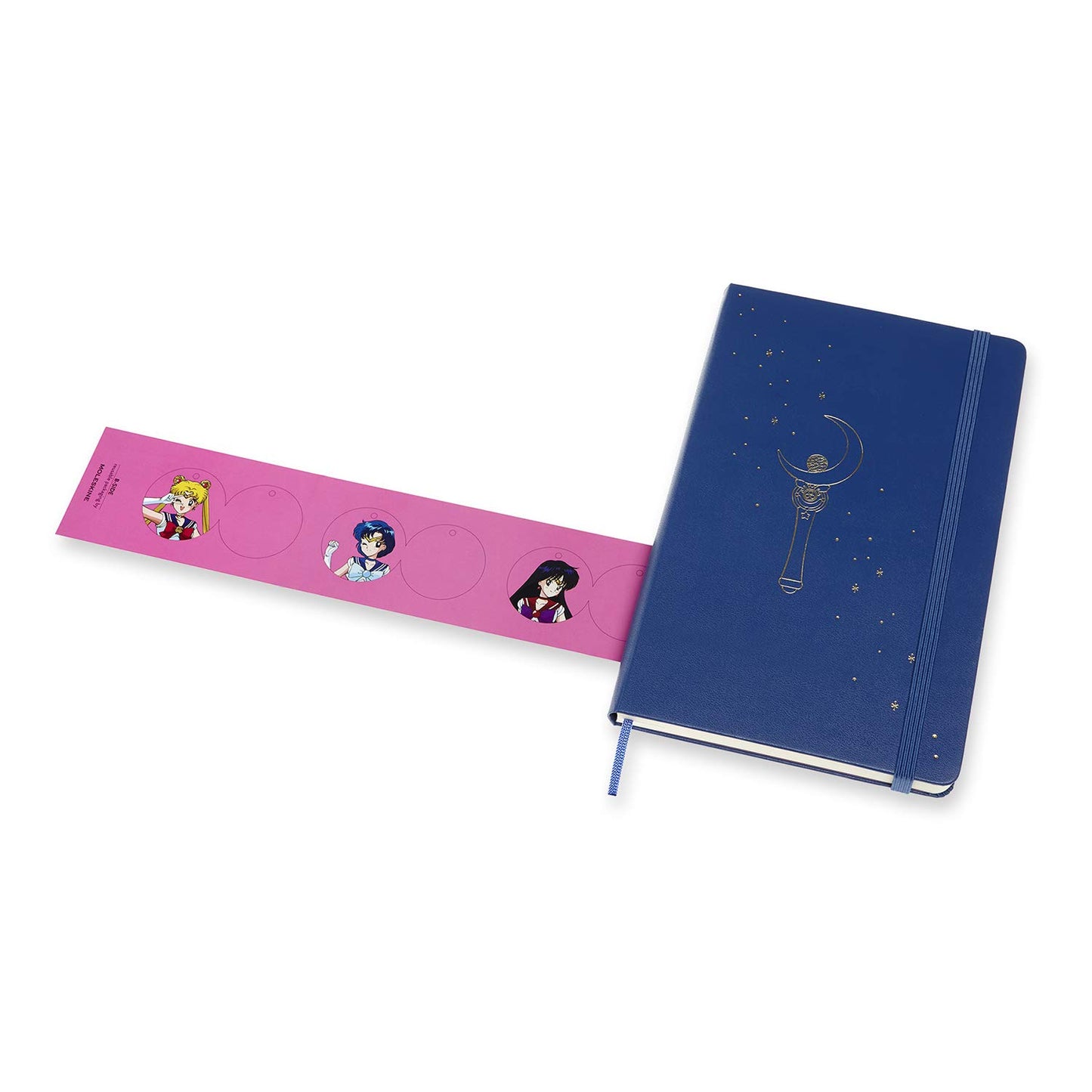 Sailor Moon Pautado Azul - Moon Stick