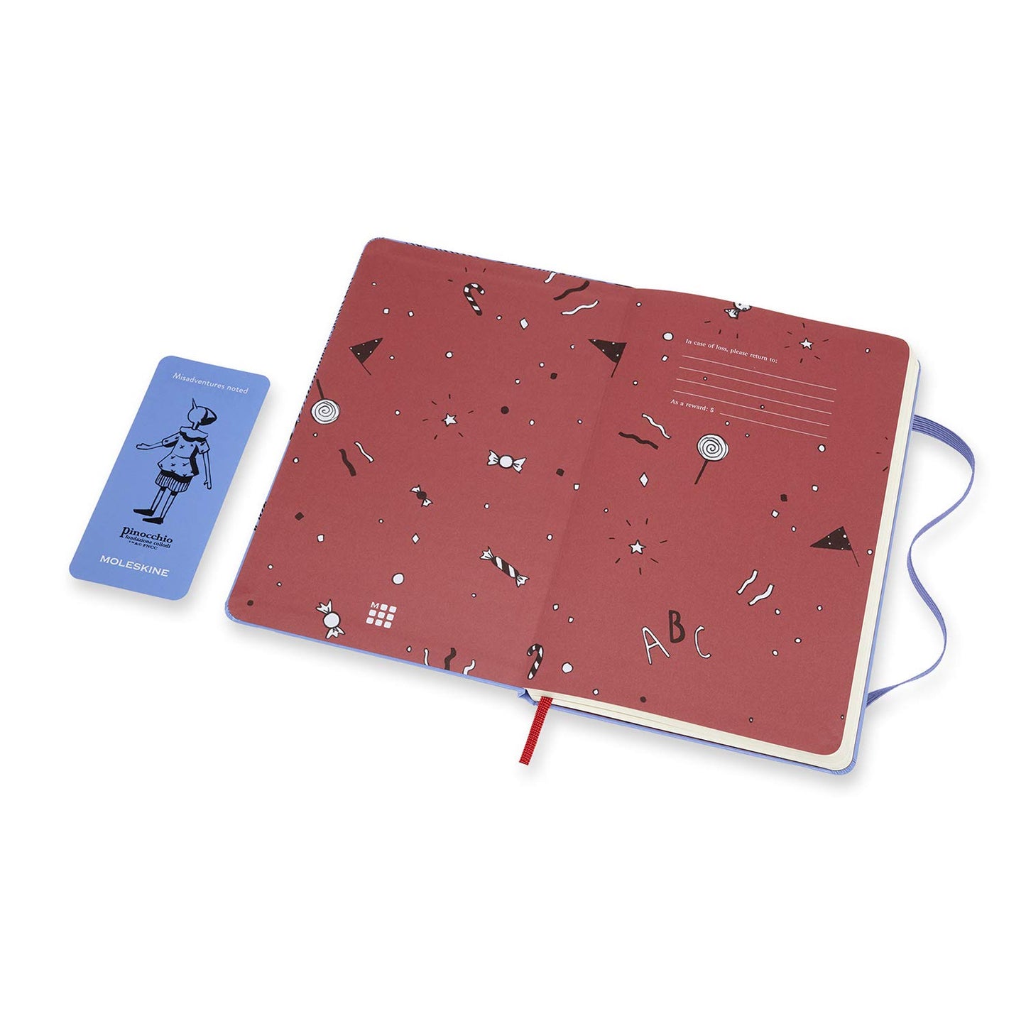 Caderno Pinóquio Liso - Azul