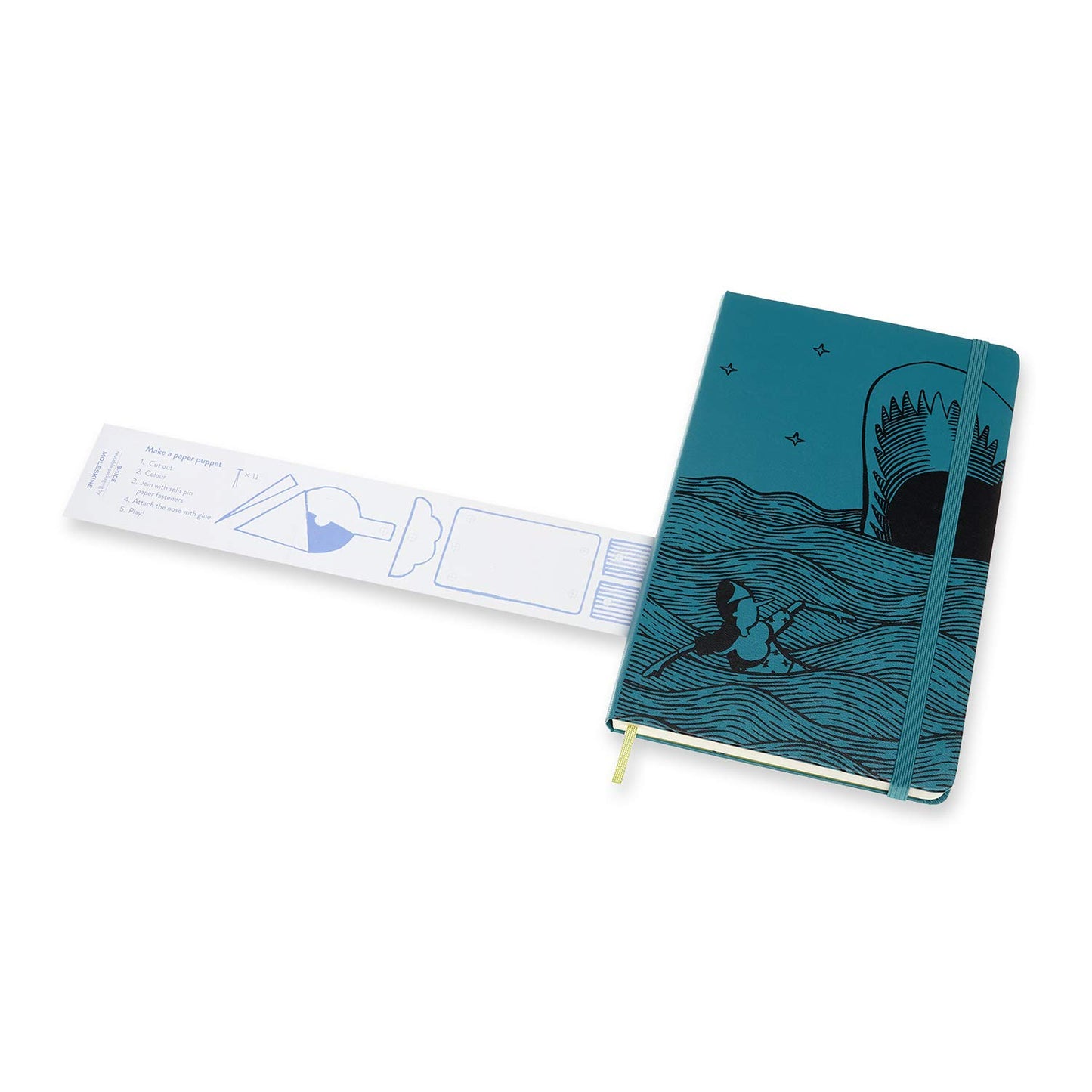 Caderno Pinóquio Pautado - Verde