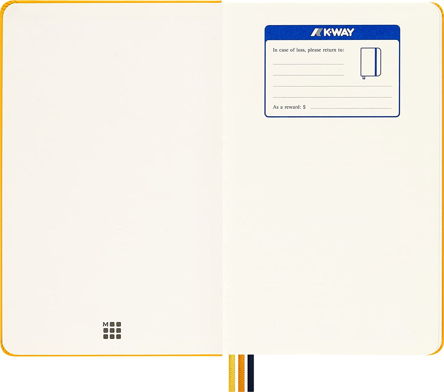 Caderno K-Way Grande Liso - Laranja
