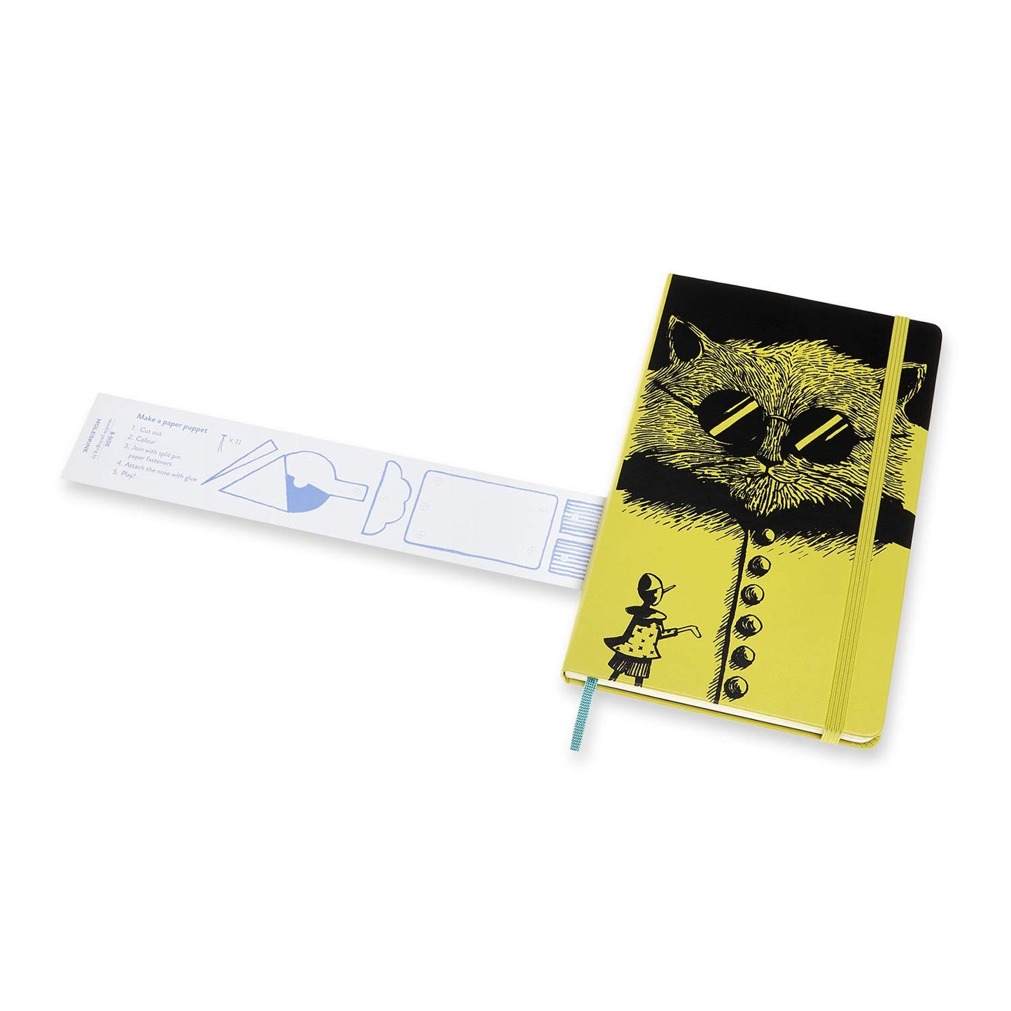 Caderno Pinóquio Pautado - Amarelo