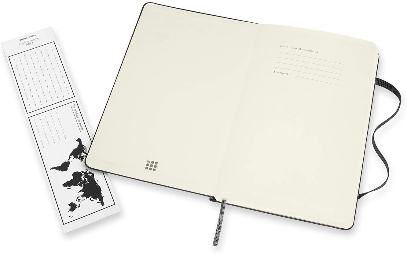Caderno Clássico Duplo Layout - Preto