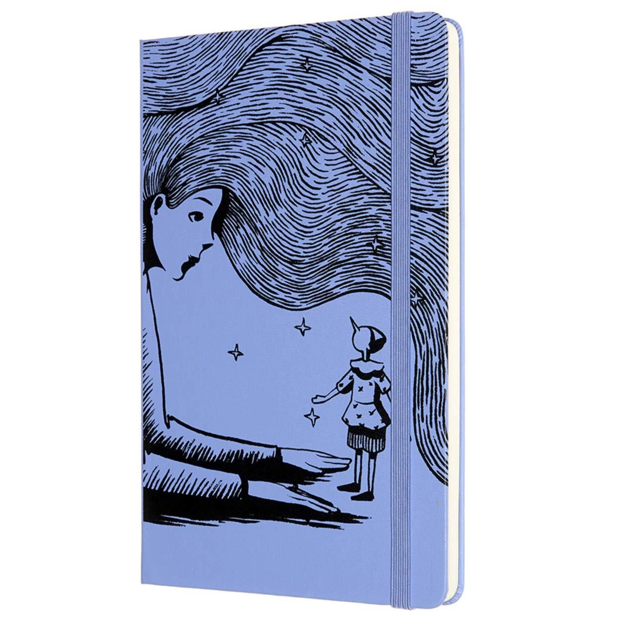 Caderno Pinóquio Liso - Azul