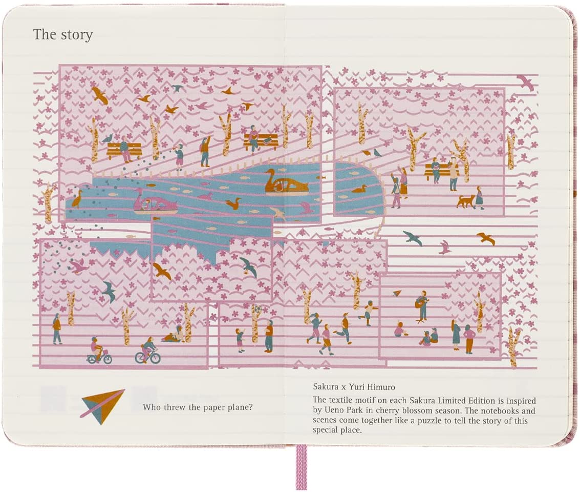 Caderno Sakura Bolso Pautado - Couple