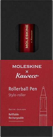 Caneta Moleskine/Kaweco Rollerball - Vermelha