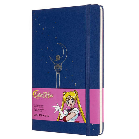 Sailor Moon Pautado Azul - Moon Stick