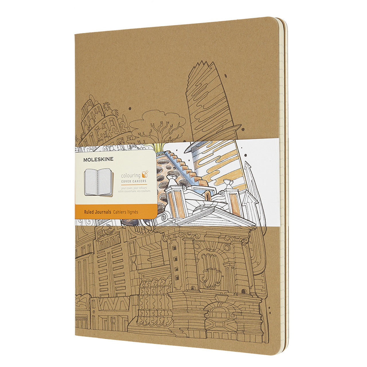 Cahier XL Com Capa Para Colorir - Conjunto de 2 cadernos