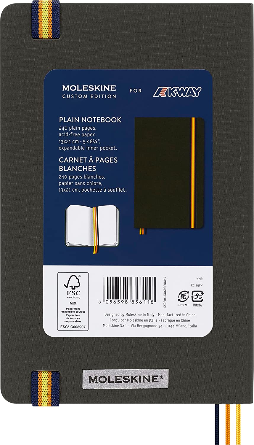 Caderno K-Way Grande Liso - Verde