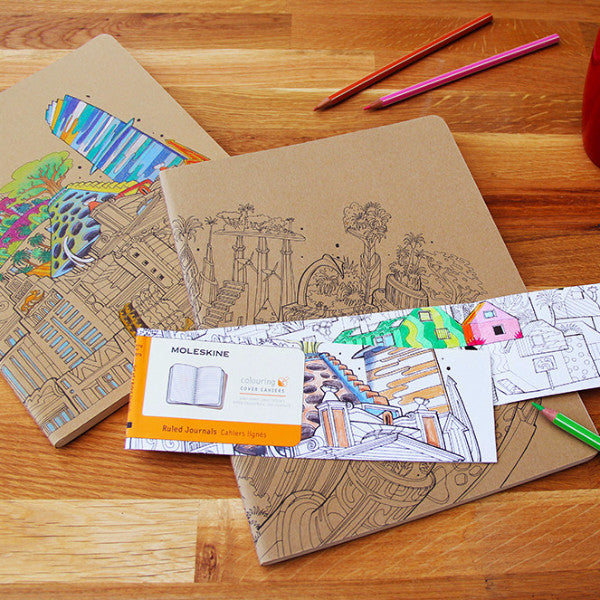 Cahier XL Com Capa Para Colorir - Conjunto de 2 cadernos