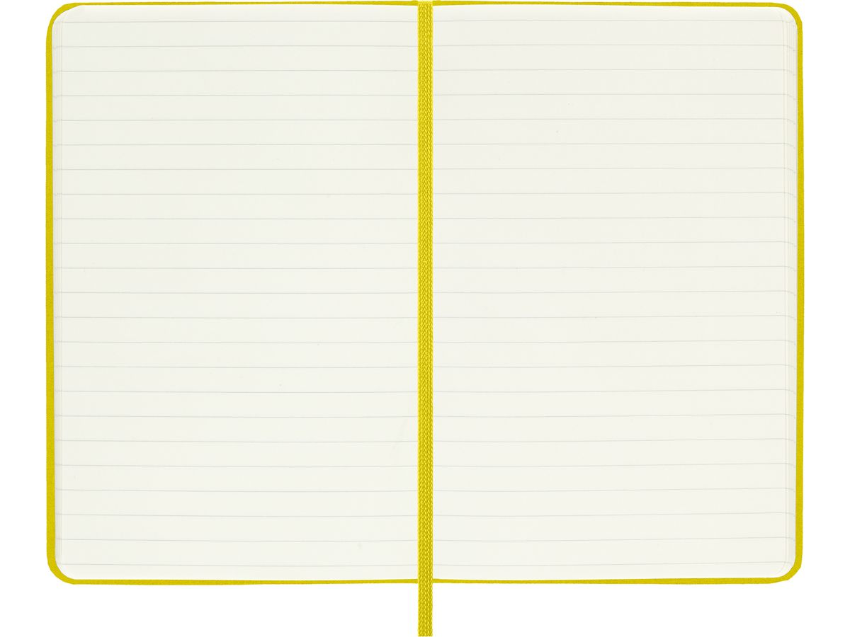 Caderno Clássico Acetinado - Amarelo Feno