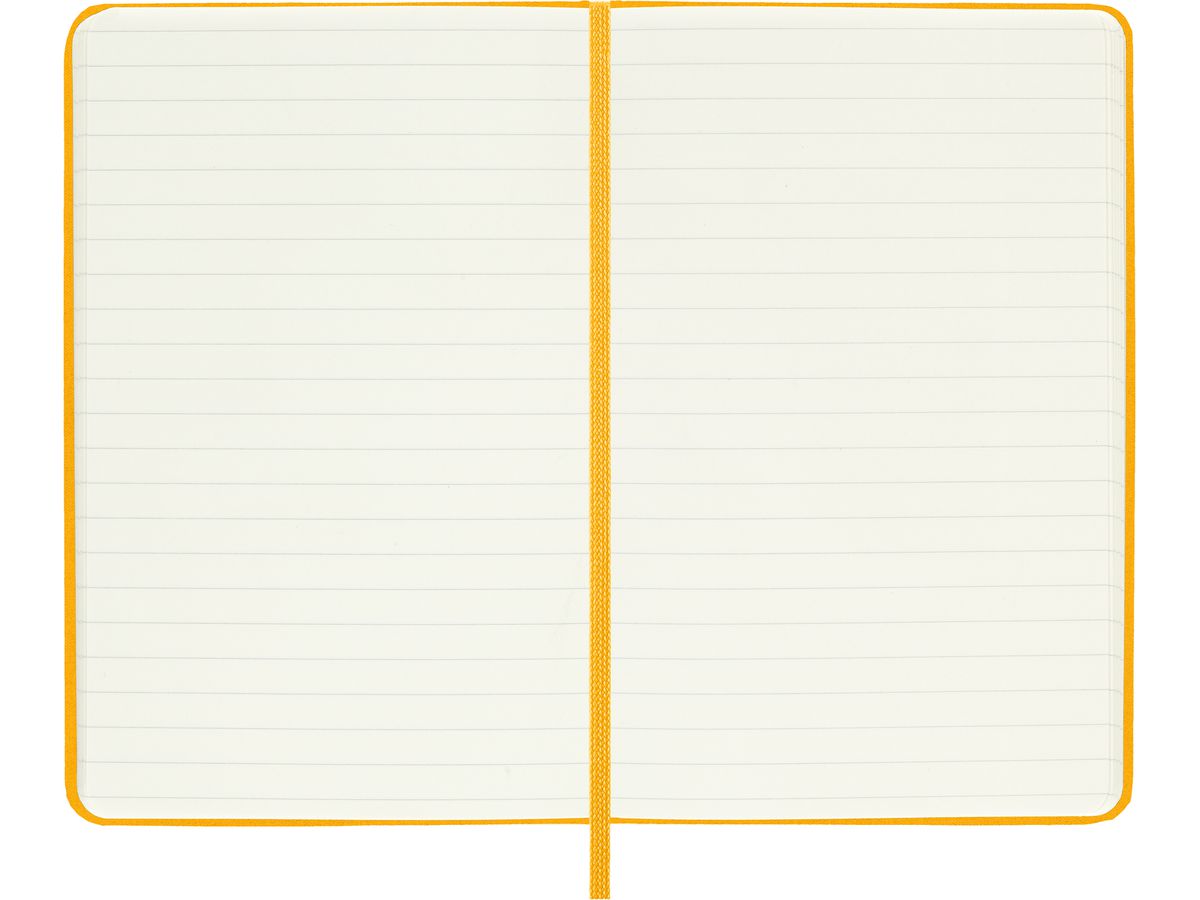 Caderno Clássico Acetinado - Laranja