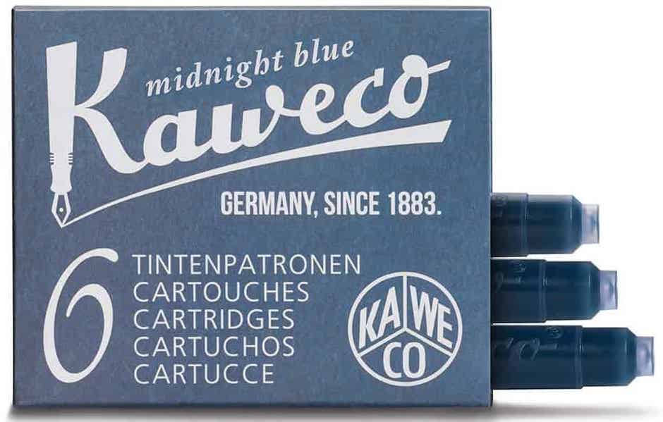 Recargas Kaweco para canetas Tinta Permanente Moleskine/Kaweco