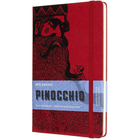 Caderno Pinóquio Liso - Vermelho