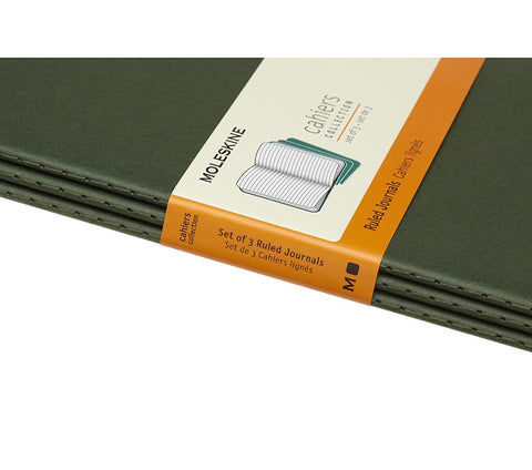 Cahier Verde - Conjunto de 3 cadernos