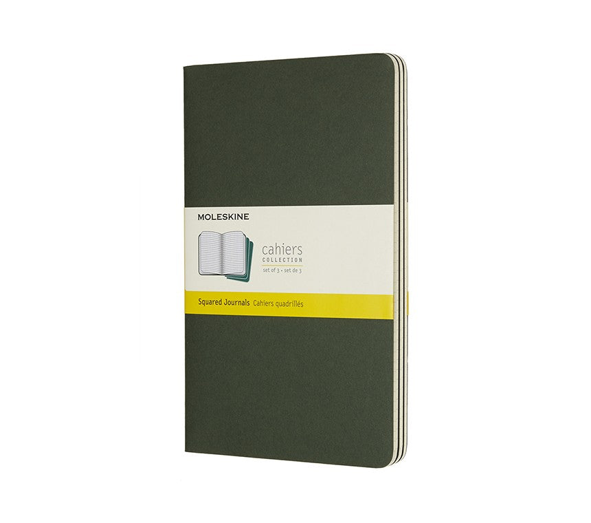 Cahier Verde - Conjunto de 3 cadernos