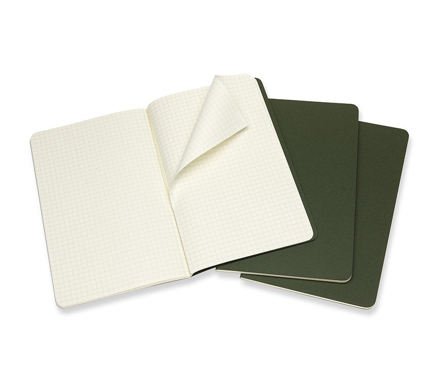 Cahier Verde - Conjunto de 3 cadernos