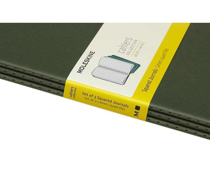 Cahier Verde - Conjunto de 3 cadernos
