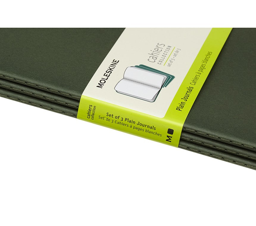 Cahier Verde - Conjunto de 3 cadernos