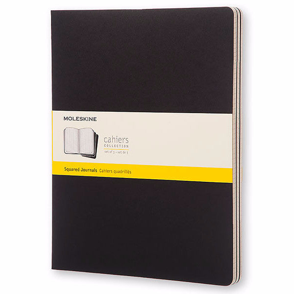 Cahier XXL Preto - Conjunto de 3 cadernos