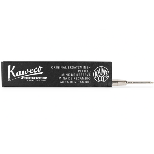 Recargas Kaweco 0.7 - G2 para canetas Moleskine/Kaweco Rollerball - Tinta Preta