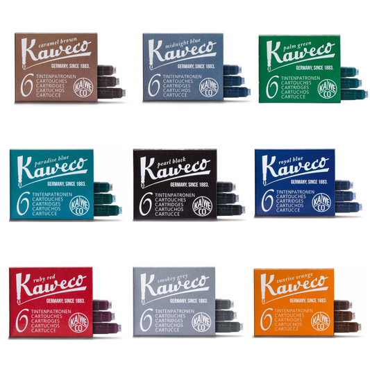 Recargas Kaweco para canetas Tinta Permanente Moleskine/Kaweco