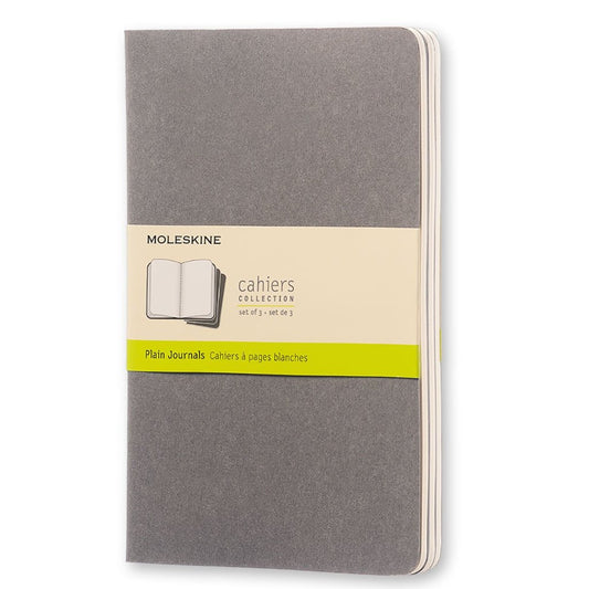 Cahier Cinza - Conjunto de 3 cadernos