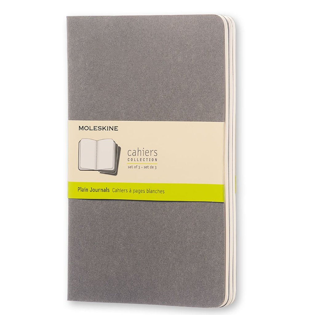 Cahier Cinza - Conjunto de 3 cadernos