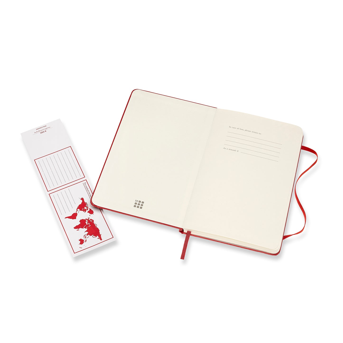 Caderno Clássico Médio - Vermelho Escarlate