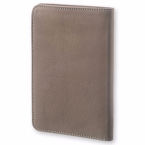 Carteira Para Passaporte Lineage em Couro - Taupe