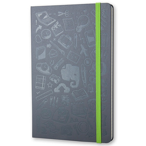 Evernote Cinza Pautado - Grande