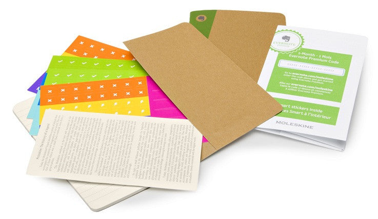 Cahier Evernote Pautado - Conjunto de 2 cadernos