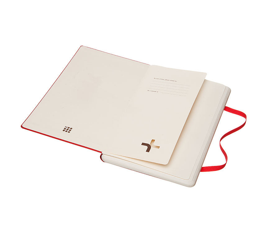 Paper Tablet 1  Ponteado, Grande - Capa Vermelha