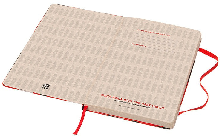 Caderno Coca-Cola, Liso - Grande