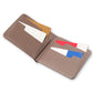 Carteira Horizontal Lineage em Couro - Taupe