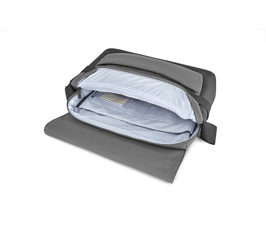 Messenger Bag ID para dispositivos digitais até 15'' - Cinza