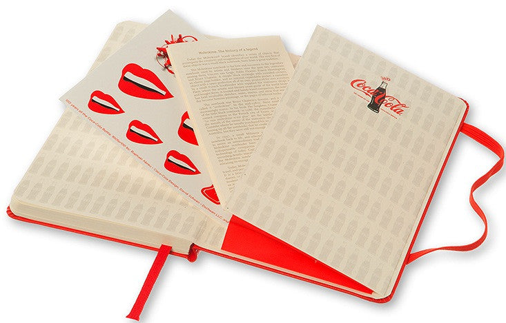 Caderno Coca-Cola, Liso - Bolso