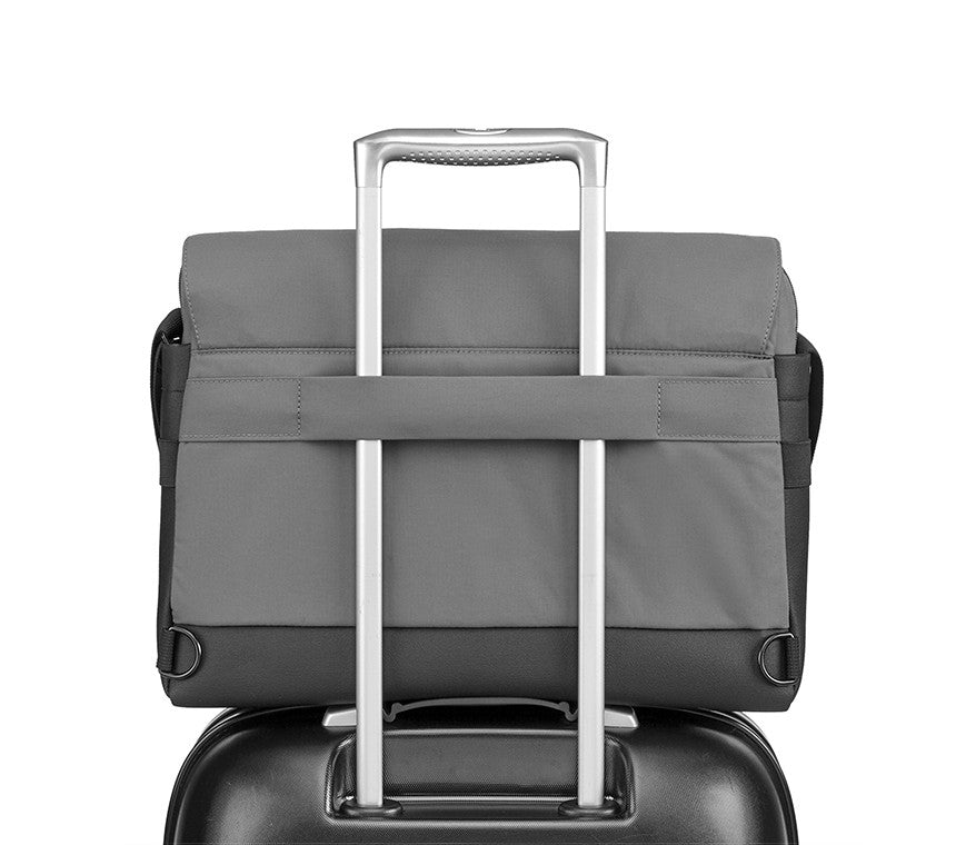 Messenger Bag ID para dispositivos digitais até 15'' - Cinza