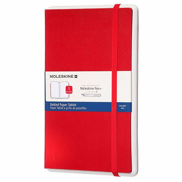 Paper Tablet 1  Ponteado, Grande - Capa Vermelha