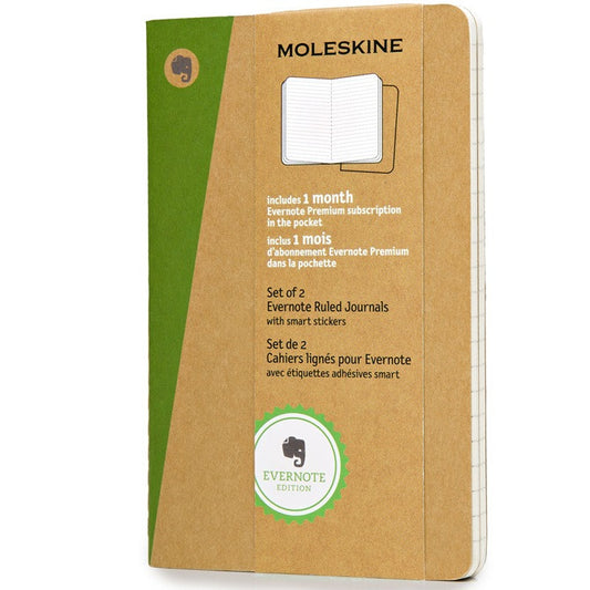Cahier Evernote Pautado - Conjunto de 2 cadernos