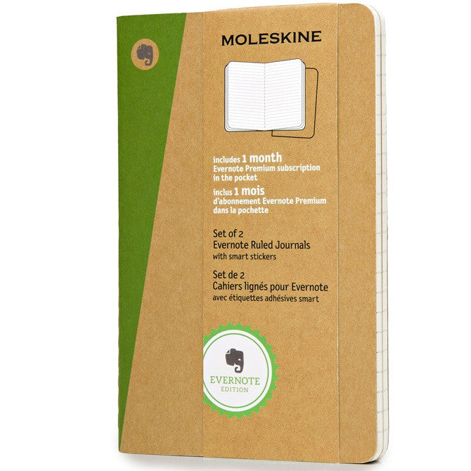 Cahier Evernote Pautado - Conjunto de 2 cadernos