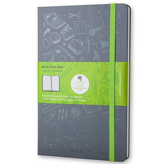 Evernote Cinza Quadriculado - Grande