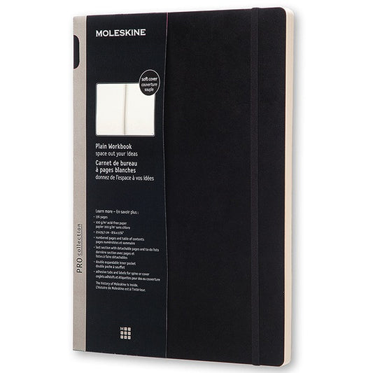 Workbook A4 Soft Liso - Preto