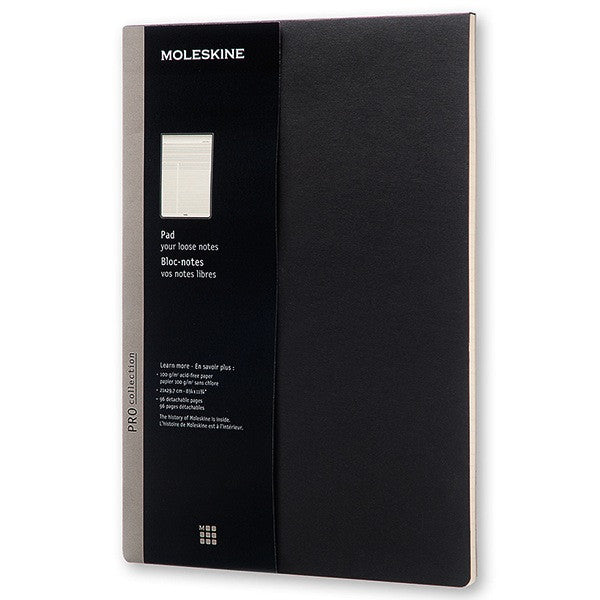 Bloco de Notas PRO PAD Preto - Pautado