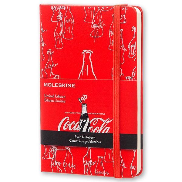 Caderno Coca-Cola, Liso - Bolso